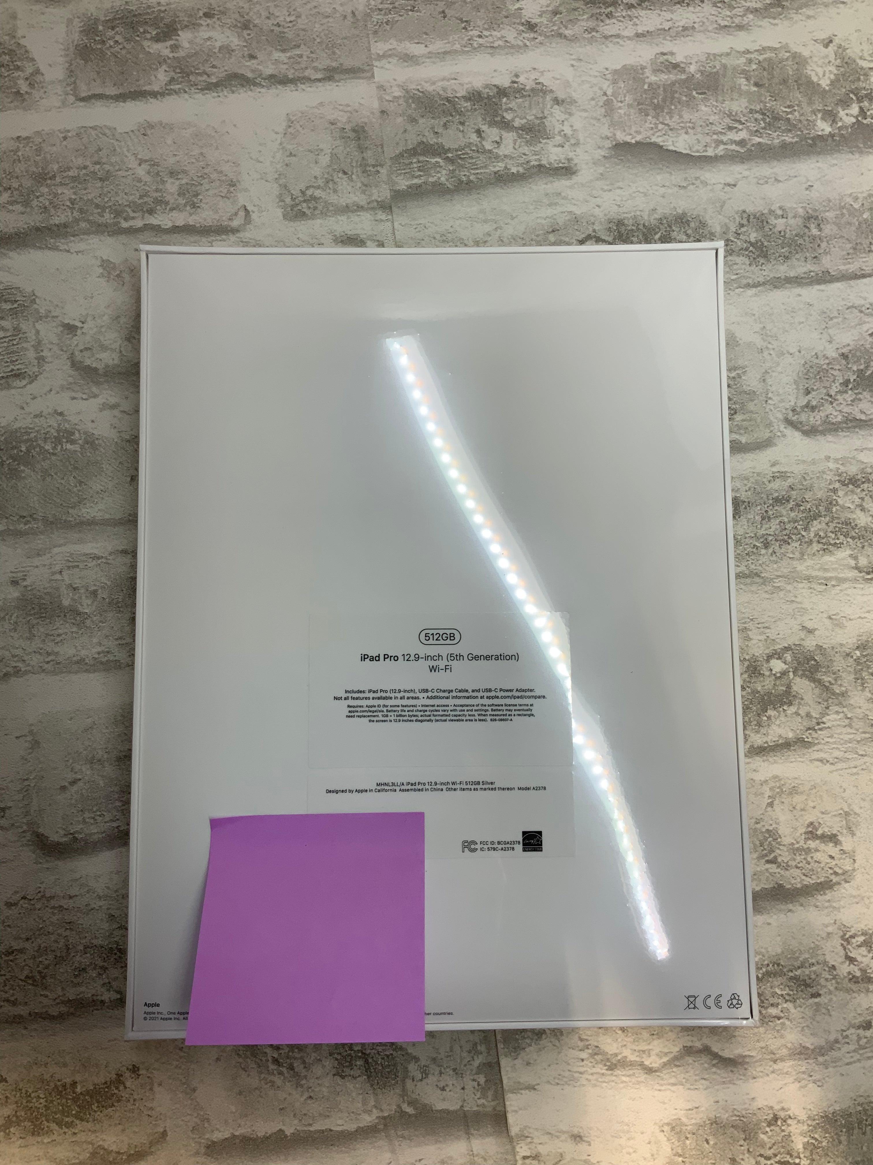 2021 Apple 12.9-inch iPad Pro (WiFi, 512GB) - Silver (7546284998894)